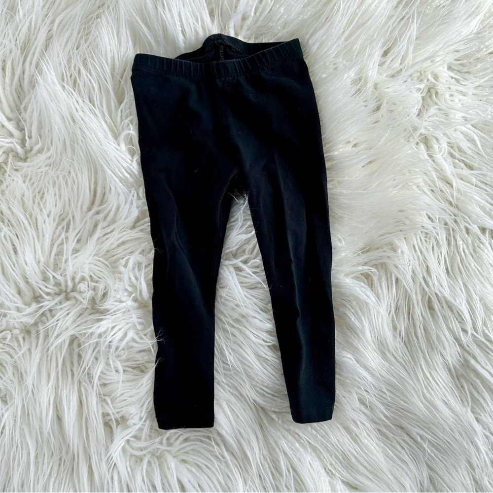Cat & Jack Target Toddler Girls Black Leggins Pants Size 2T